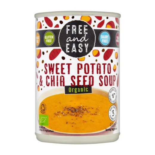 Free & Easy Sweet Patato & Chia Seed Soup- 400Gr