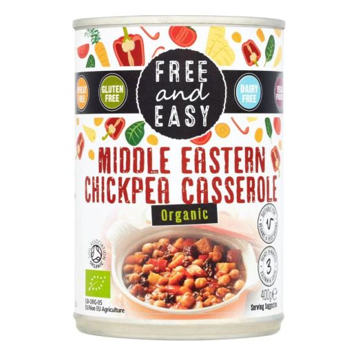 Free & Easy Middle Eastern Chickpea Casserole- 400Gr