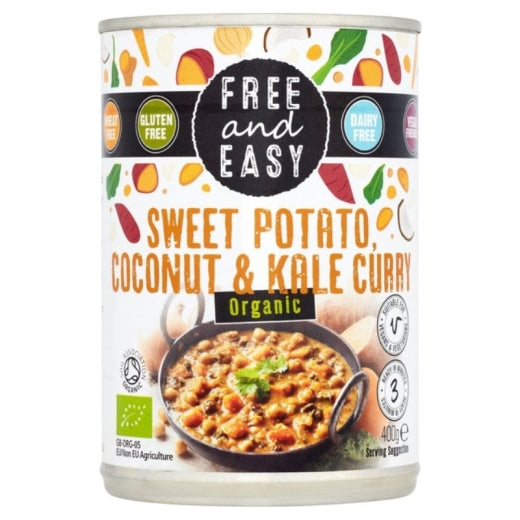Free & Easy Sweet Patota Coconut Kale Curry- 400Gr