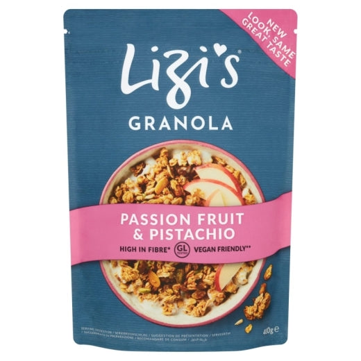 Lizi's Passionfruit & Pistachio Granola- 400Gr
