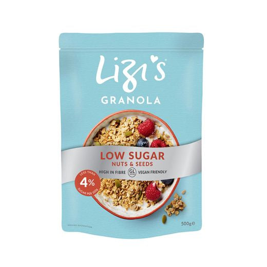 Lizi's Low Sugar Nuts And Seeds Granola - 500Gr