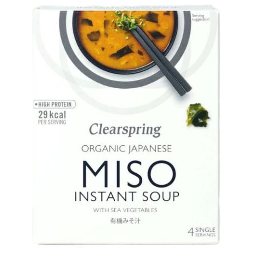 Clearspring Organic Miso Soup With Sea Veg - (4X10Gr)