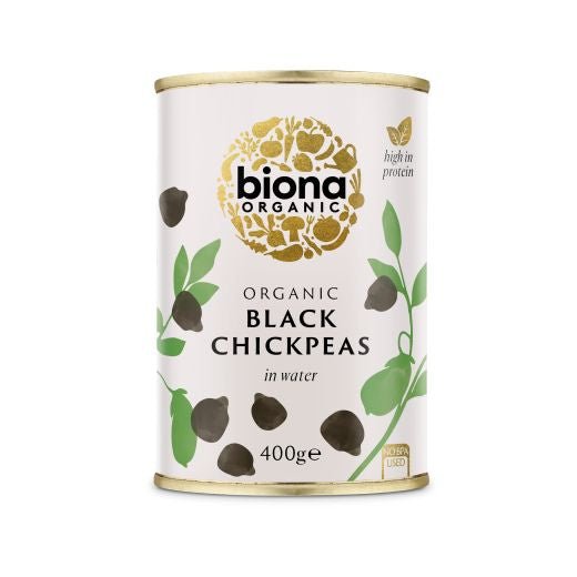 Biona Black Chick Peas - 400Gr