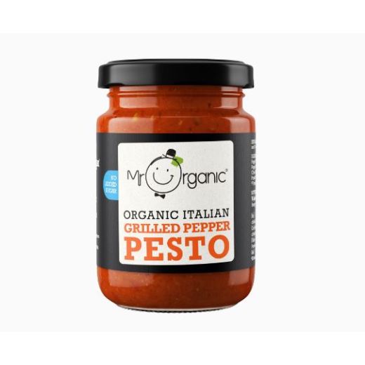 Mr Organic Red Pepper Pesto - 130Gr