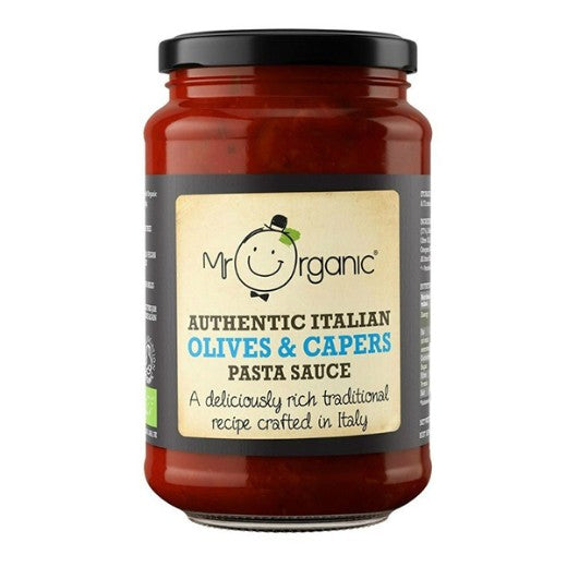 Mr Organic Olives & Capers Pasta Sauce - 350Gr