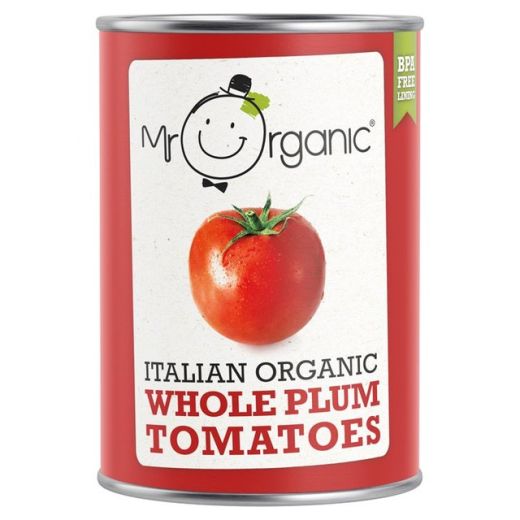 Mr Organic Whole Peeled Tomato - 400Gr