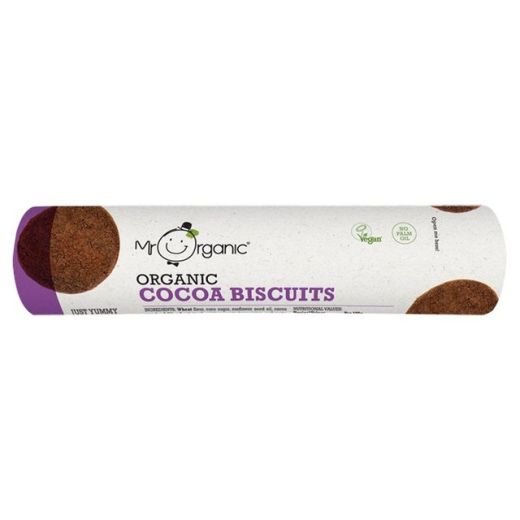 Mr Organic Cocoa Biscuits - 250Gr