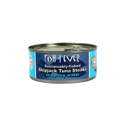 Fish 4 Ever Skipjack Tuna Steaks In Spring Water - 160Gr