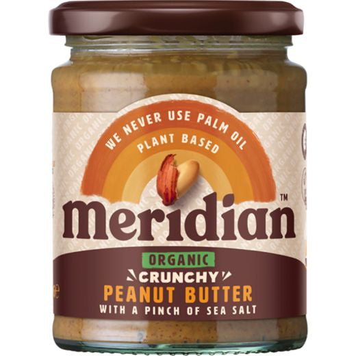 Meridian Organic Crunchy Peanut Butter With Salt - 280Gr