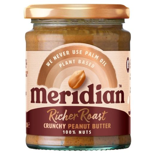 Meridian Rich Roasted Peanut Butter Crunchy - 280Gr