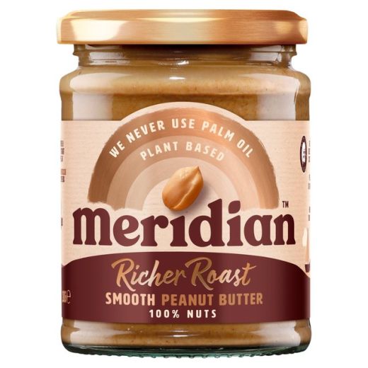 Meridian Rich Roasted Peanut Butter Smooth - 280Gr