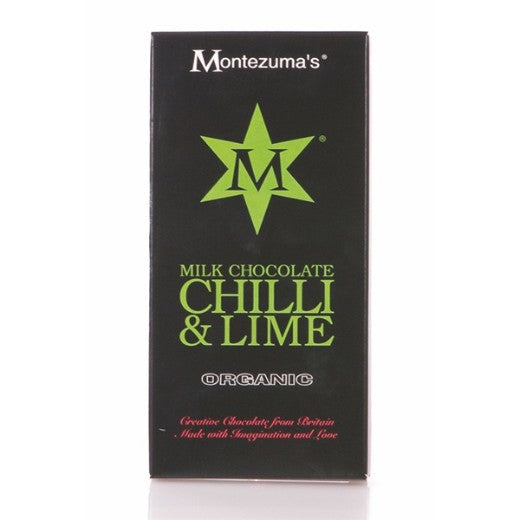 Montezuma's Hot Pickle Milk Chocolate Chilli & Lime - 90Gr