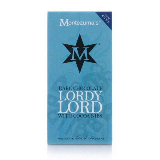 Montezuma's Lordy Lord (Dark Chocolate With Cocoa Nibs) - 90Gr