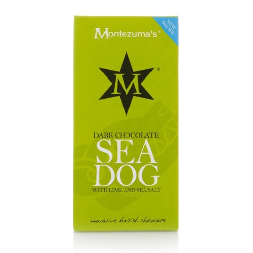 Montezuma's Sea Dog (Dark Chocolate With Lime & Sea Salt) - 90Gr