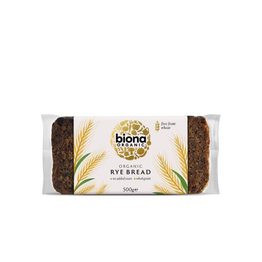 Biona Organic Wholemeal Rye Bread - 500Gr