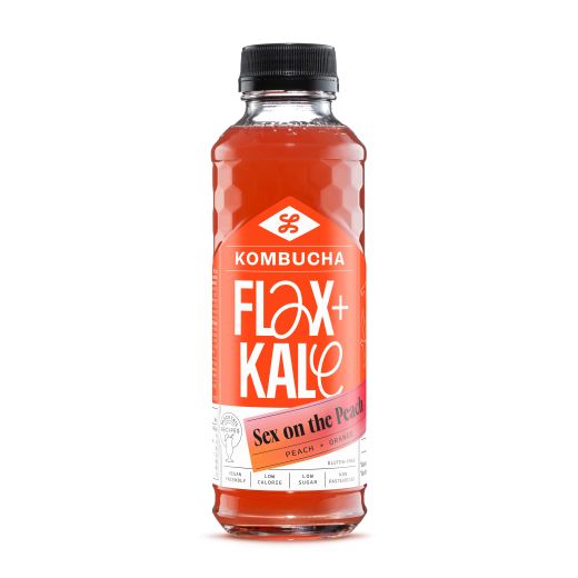 Flax And Kale Kombucha Sex On The Peach - 400Ml 