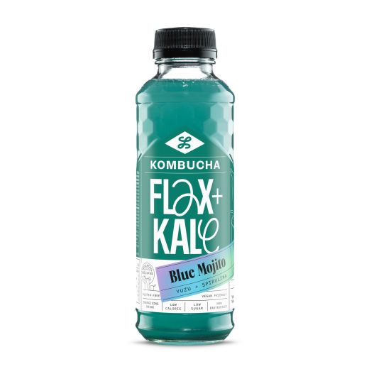 Flax And Kale Kombucha Blue Mojito - 400Ml 