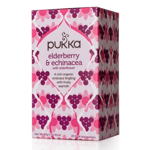 Pukka Elderberry & Echinacea Tea- 20 Bags
