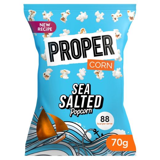 Propercorn Lightly Sea Salted Popcorn - 70Gr