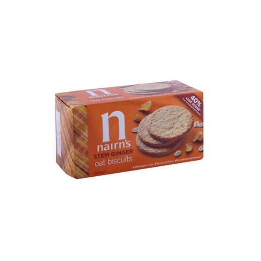 Nairn's Stem Ginger Biscuits- 200Gr