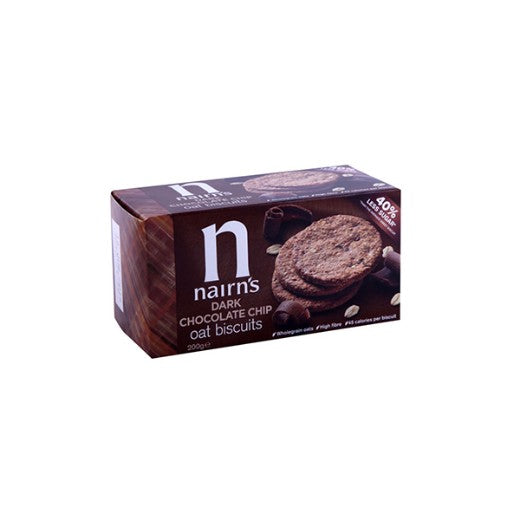 Nairn's Dark Chocolate Chip Biscuits- 200Gr