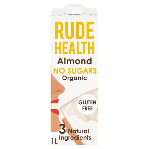 Rude Health Org No Sugar Almond - 1Lt