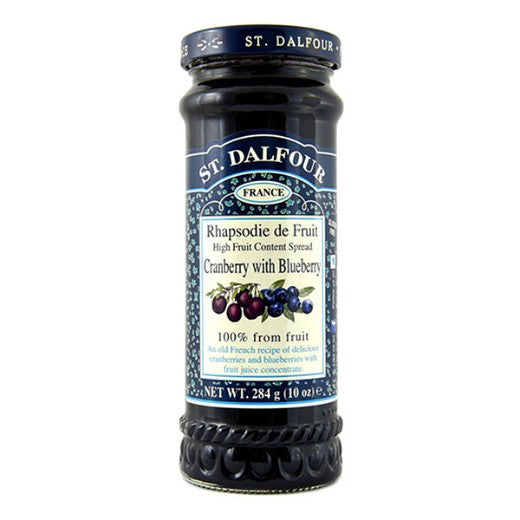 St. Dalfour Cranberry With Blueberry Spread - 284Gr