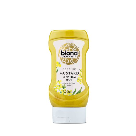 Biona Orgmedium Hot Mustard Classic German - 320Ml