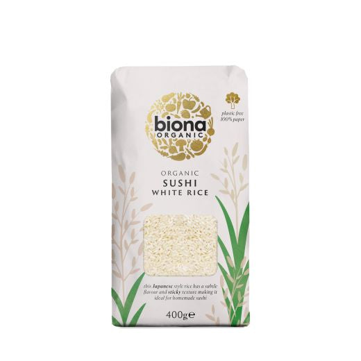 Biona Sushi Rice White Organic - 400Gr