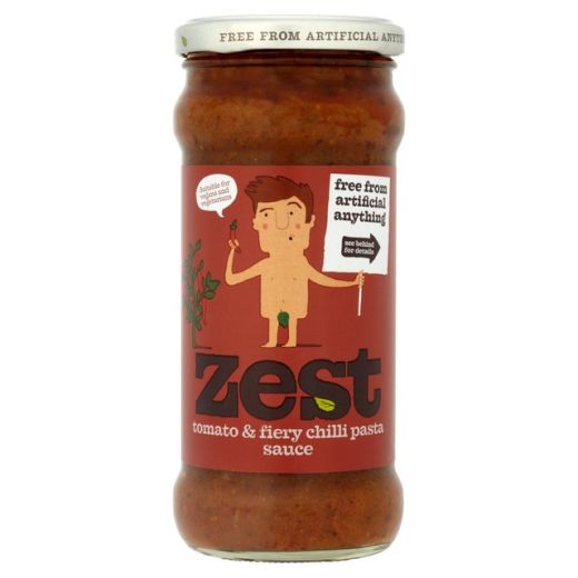 Zest Tomato & Fiery Chilli Pasta Sauce - 340Gr
