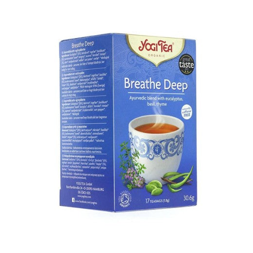Yogi Tea Organic Breathe Deep Tea. - 17 Bags