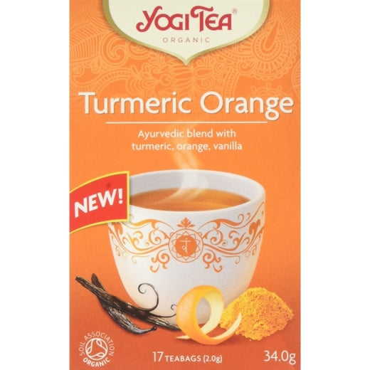 Yogi Tea Organic Turmeric Orange- 17 Bags