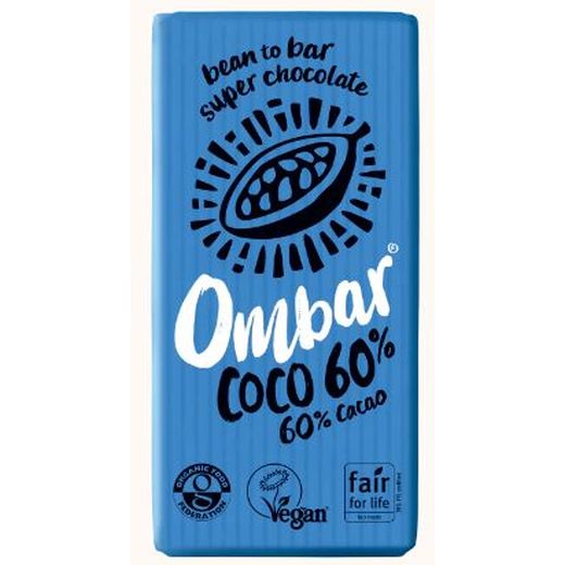 Ombar Coco 60% Chocolate Bar - 35Gr