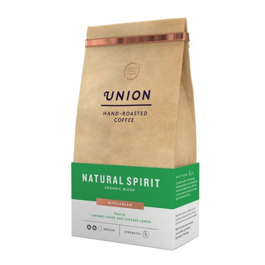 Union Coffee Organic Natural Spirit Wholebean- 200Gr