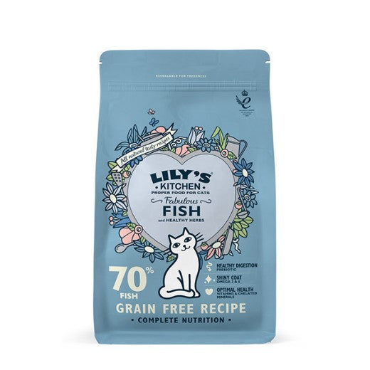 Lily's Kitchen Fabulous Fish Dry Cat Food - 800GR