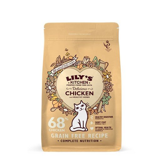 Lily's Kitchen Delicious Chicken Dry Cat Food - 800GR